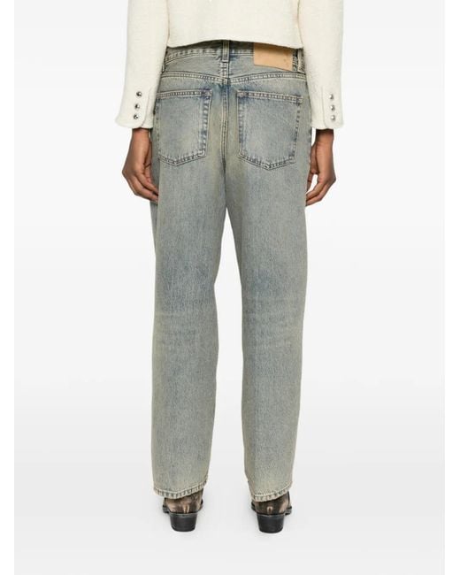 Haikure Gray Buttoned Jeans