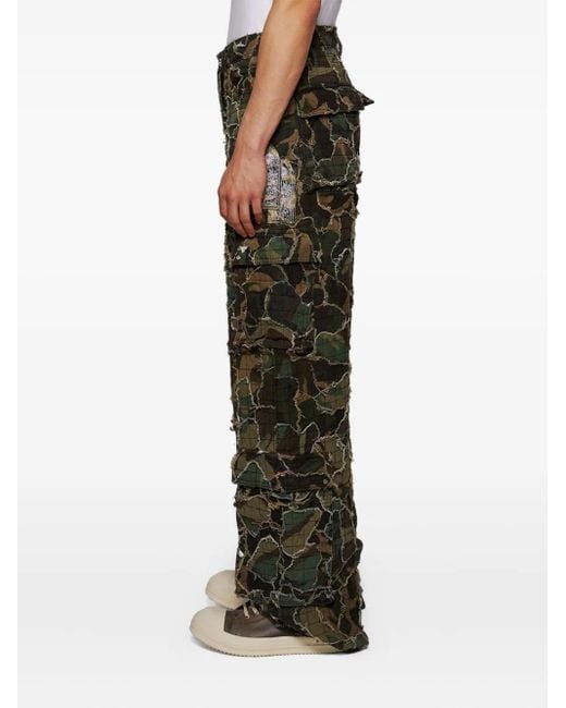 Who Decides War Gray Camouflage Cargo Pants for men