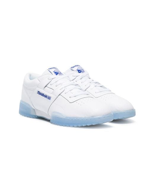 Sostener Inconveniencia Activo Reebok White Workout Clean Ripple Ice Sneakers for Men | Lyst