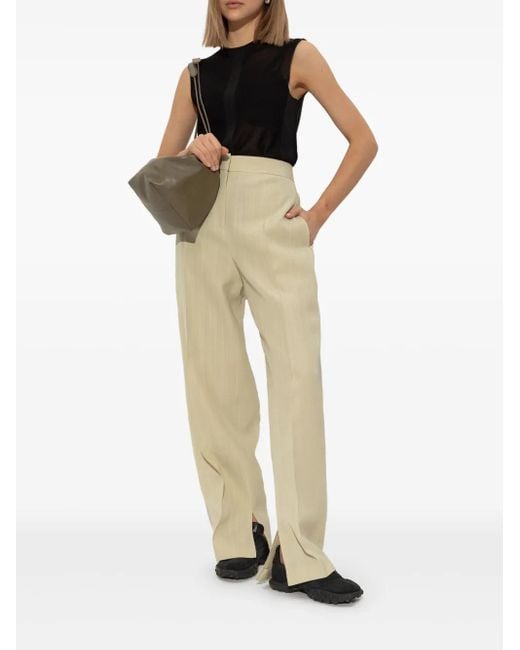 Jil Sander Black Suede Sneakers