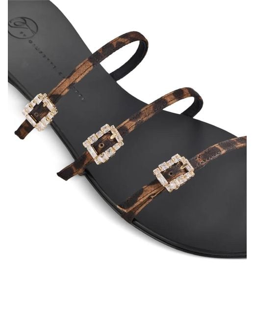 Temperley London White Eclipse Buckle-Detail Sandals