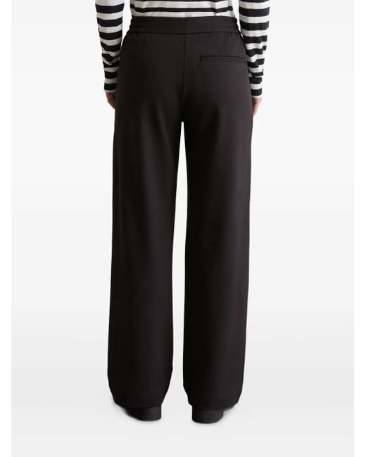 Marc O' Polo Black Drawstring-Waist Trousers
