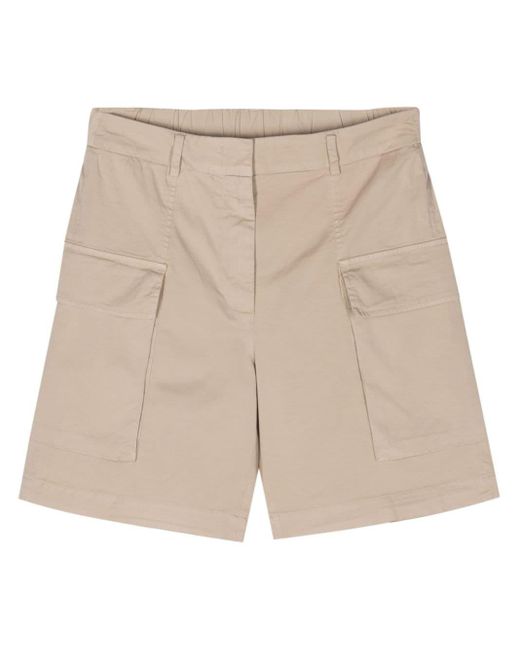 Peserico Natural Halbhohe Cargo-Shorts