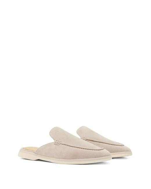 Scarosso White Lucrezio Mules for men