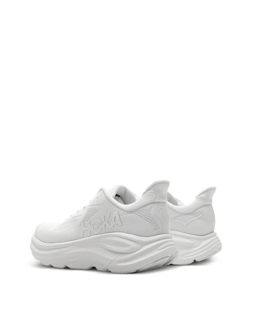 Hoka One One White Clifton 10