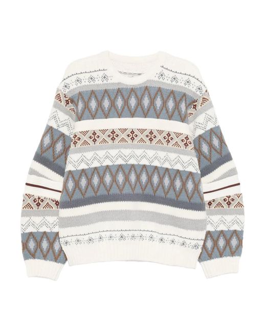 Pull En Brocart CROQUIS pour homme en coloris White