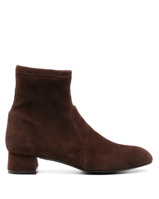 Stivali Grace Sock 35Mm di Stuart Weitzman in Brown