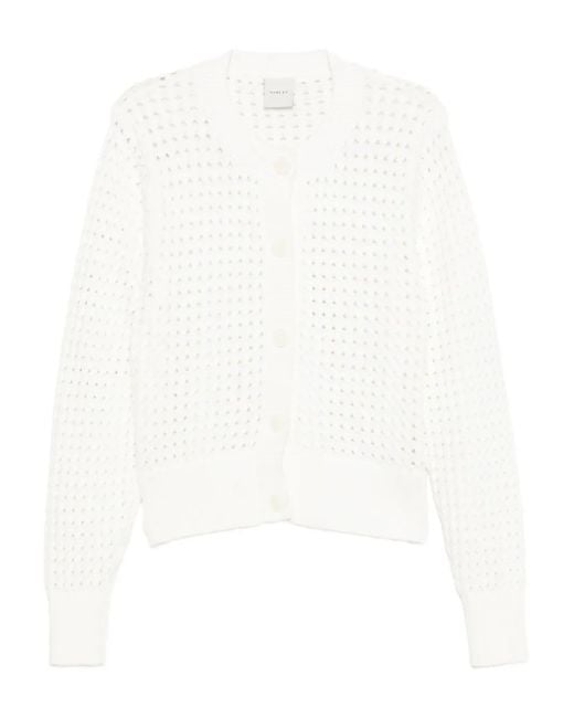 Varley White Bettina Cardigan