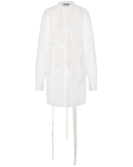 Moschino アップリケ ドレス White