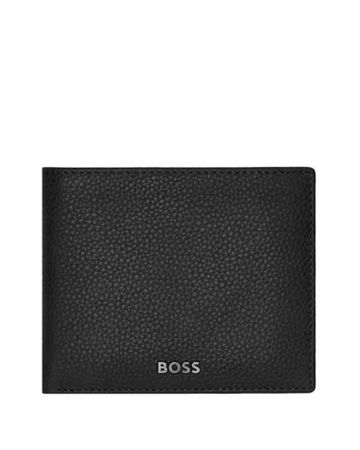 Boss Black Logo-Lettering Wallet for men