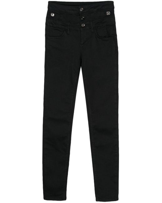 Liu Jo Black Skinny-Jeans mit hohem Bund