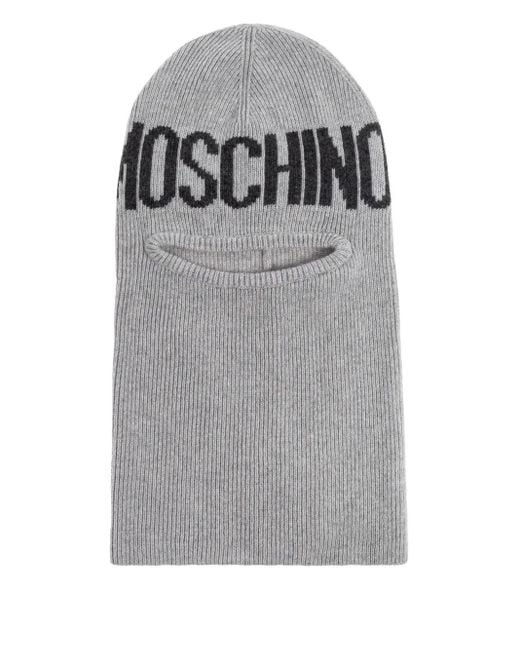 Moschino ロゴ バラクラバ Gray