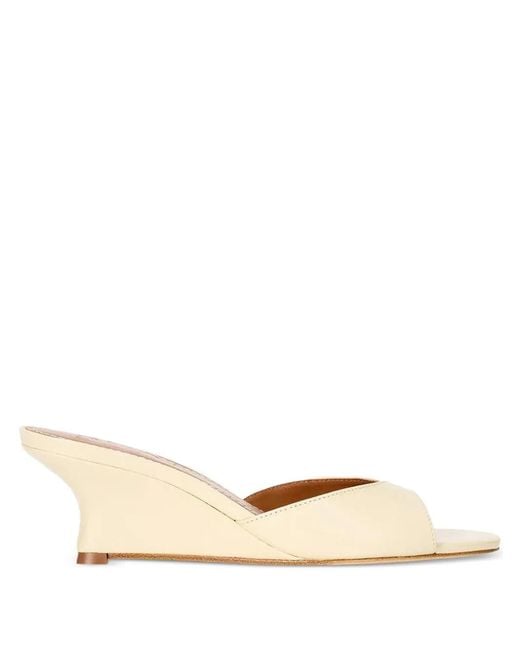 Staud Natural Brigitte Wedge-Sandalen