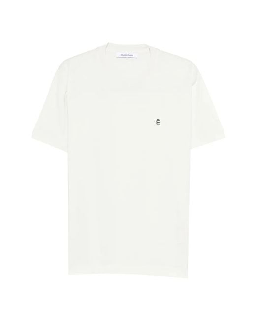 Etudes Studio White Embroidered T-Shirt