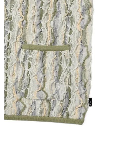 Thisisneverthat Green Abstract-Print Gilet for men