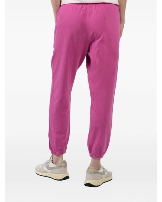 Freecity Pink Logo-Print Track Pants