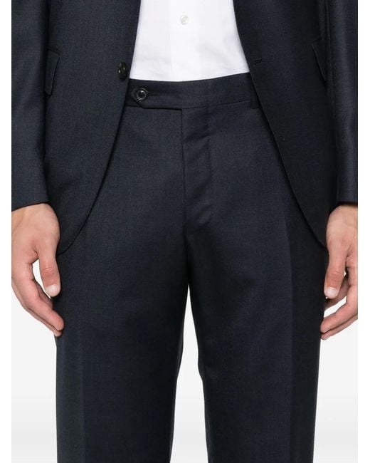 Canali Black Single-Breasted Suit for men