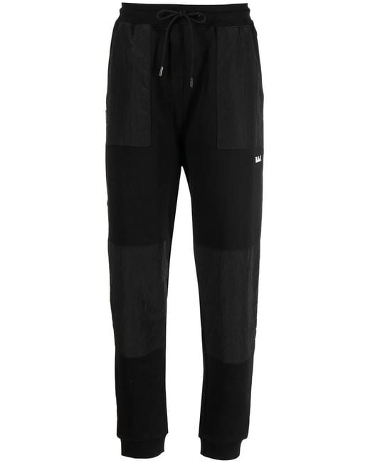 Woolrich Black Mix Media Track Trousers