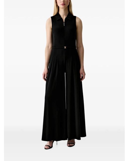 Joseph Ribkoff Black Sleeveless Jumpsuit