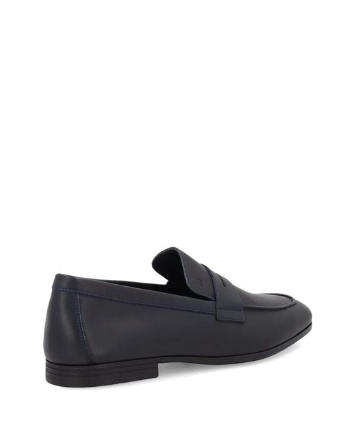 Frau White Deconstructed Leather Loafers for men
