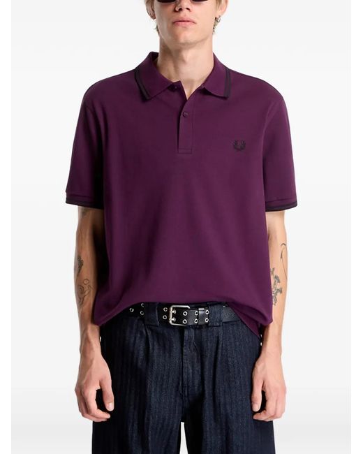 Fred Perry Purple M3600 Polo Shirt for men
