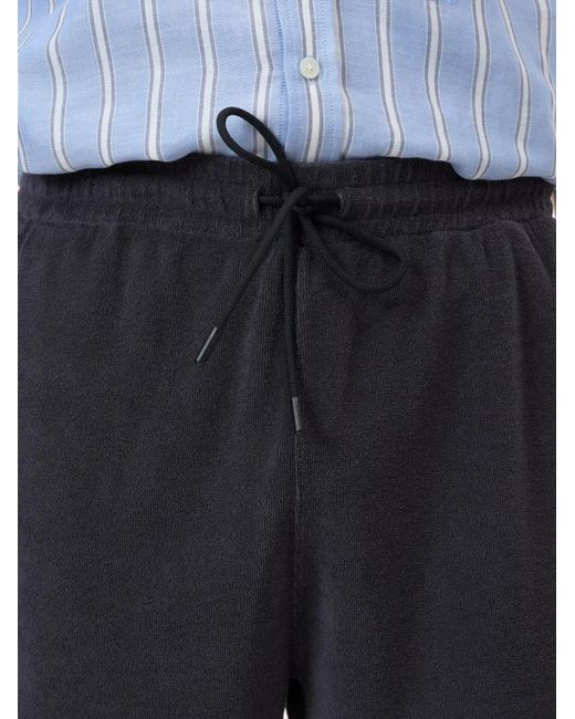 Closed Blue Drawstring Track Shorts for men