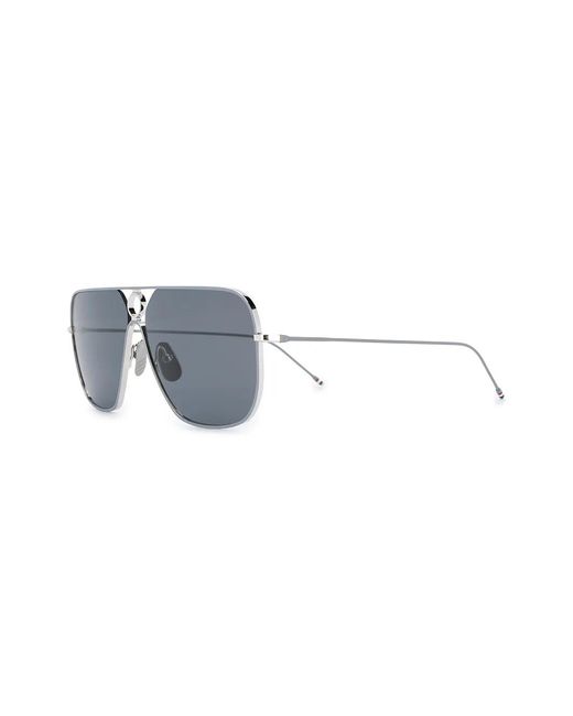 Thom Browne Multicolor Rectangular-frame Sunglasses
