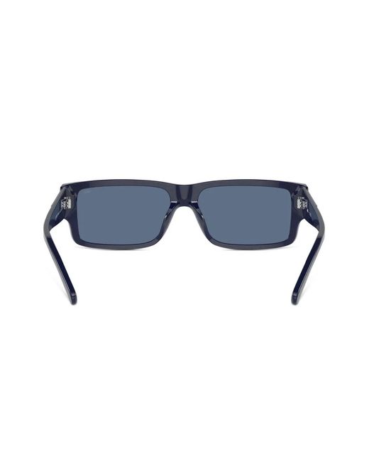 DIESEL Blue Rectangle Sunglasses for men