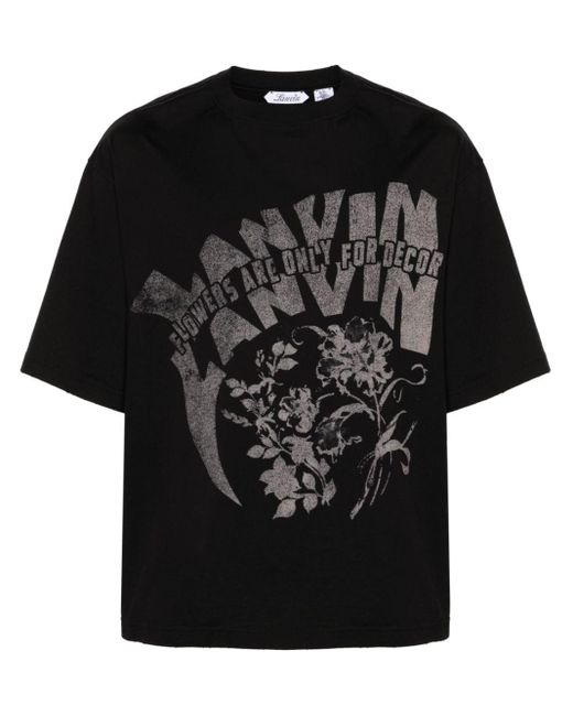 Lanvin X Future T-shirt Met Print in het Black