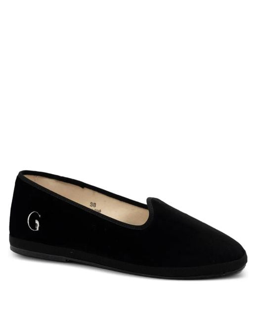 Gondolina Black Pellestrina Logo-Detail Slippers