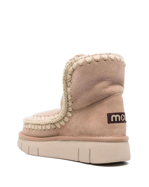 Mou Natural Suede Boots