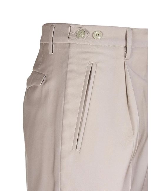 Barena Gray Wool Tailored Trousers for men
