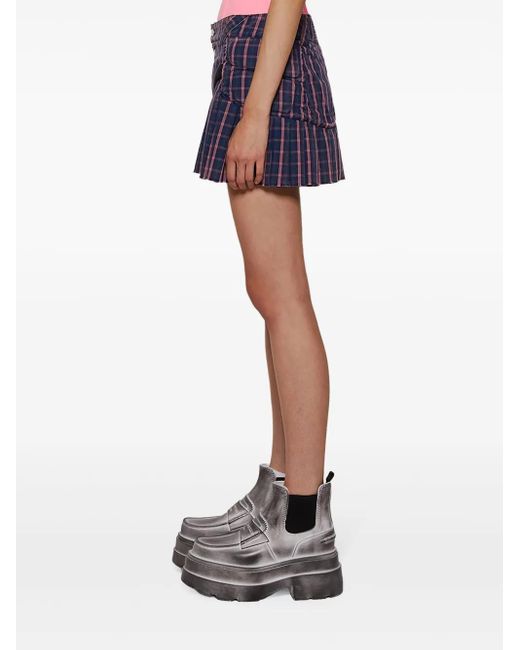 Natasha Zinko M-Bike ミニスカート Blue