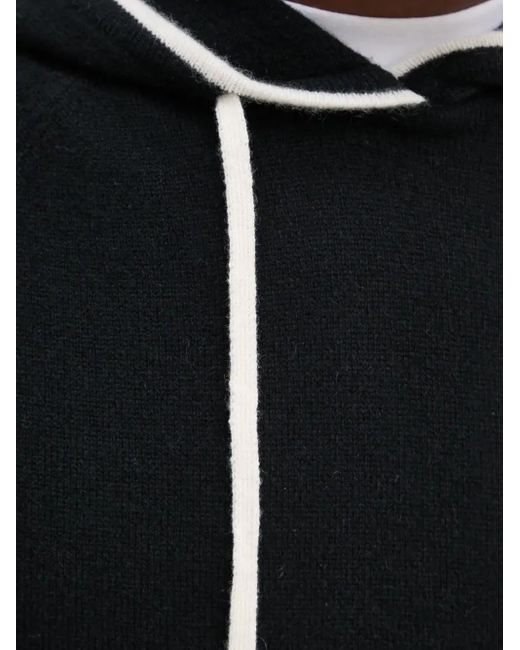 From Future Black Drawstring Hoodie for men
