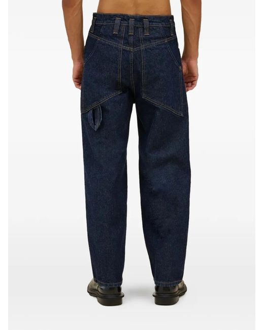 Eckhaus Latta Blue Belt-Loops Jeans