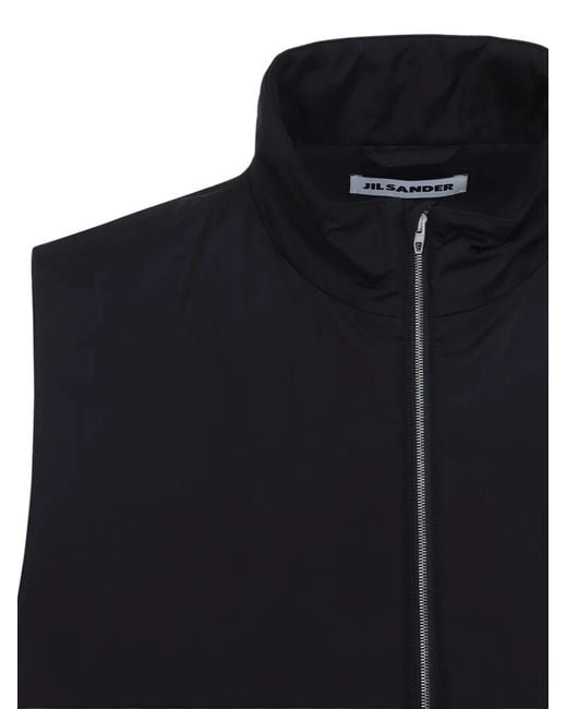 Chaleco Con Logo Estampado Jil Sander de hombre de color Blue