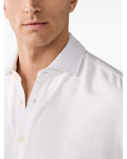 Hackett White Chemise En Coton for men