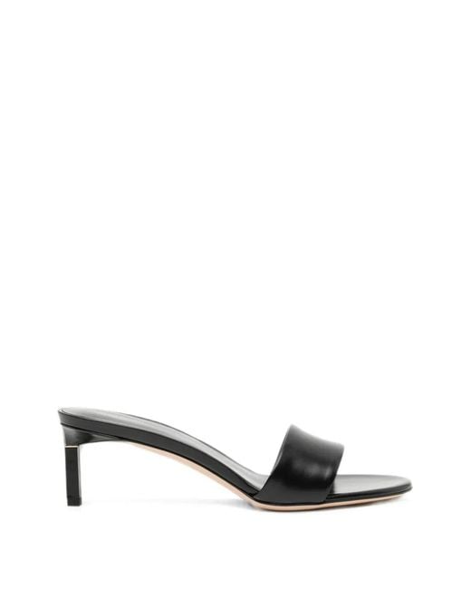 Tom Ford White Leather Mules