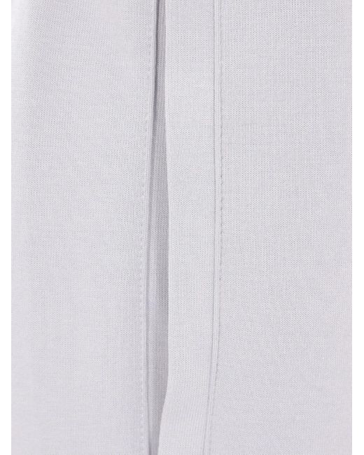 Adidas By Stella McCartney Gray Logo-Detail Drawstring Track Pants