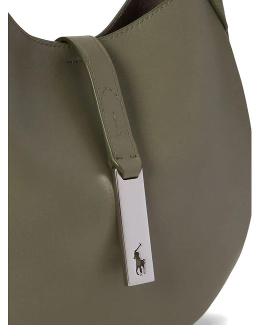 Polo Ralph Lauren Green Small Polo Id Shoulder Bag