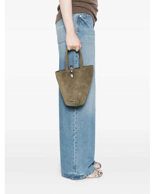 Jacquemus Green Le Petit Bambola Tote Bag