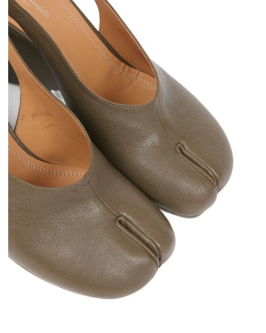 Maison Margiela Metallic Leather Pumps