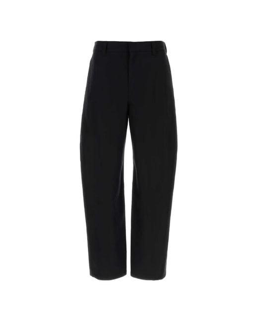 Givenchy Black Belt-Loops Trousers for men