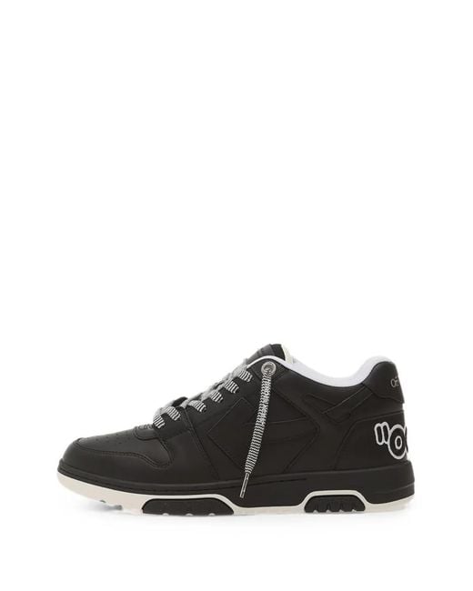 Off-White c/o Virgil Abloh Black Out Of Office Lace-Up Sneakers for men