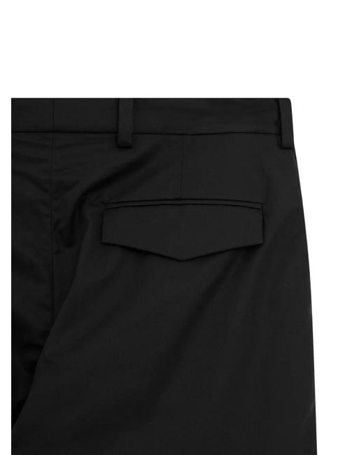 Rier Black Straight-Leg Trousers for men