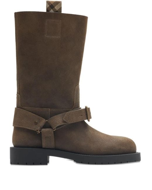 Burberry Brown Suede Boots
