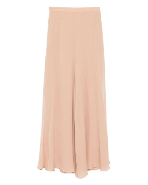 Elie Saab Natural Palazzohose aus Seide