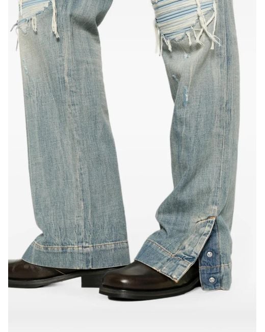 Amiri Blue Distressed Jeans for men