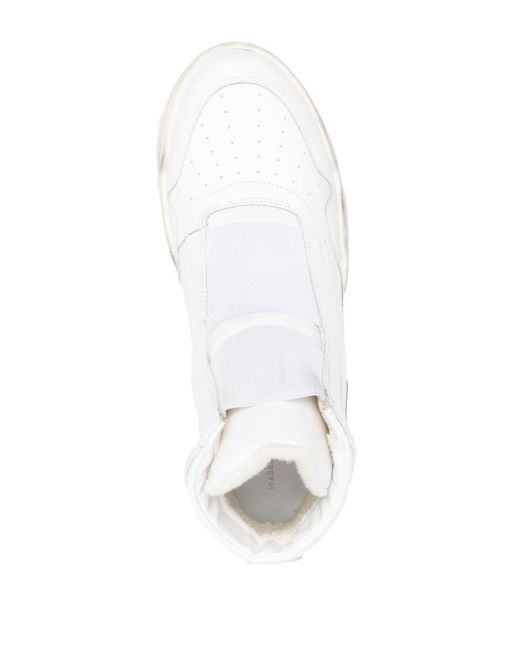 Isabel Marant Sneakers Met Elastische Band in het Wit voor heren | Lyst NL