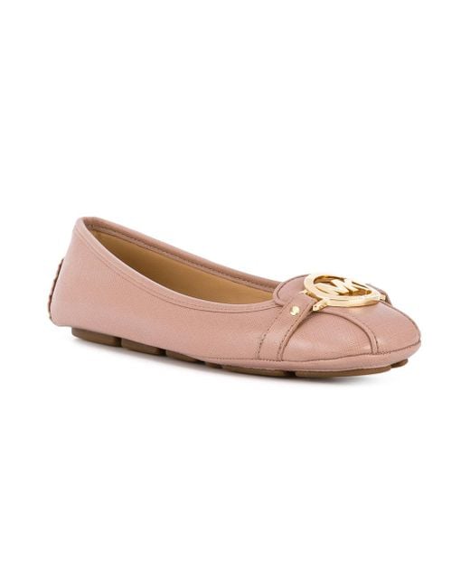 Michael kors pink flats sale